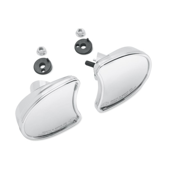 Chrome Fairing Mount Mirrors