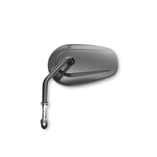 MIRROR LEFT SHORT STEM BLACK