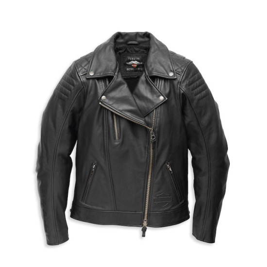 JACKET-BEZEL,LEATHER,