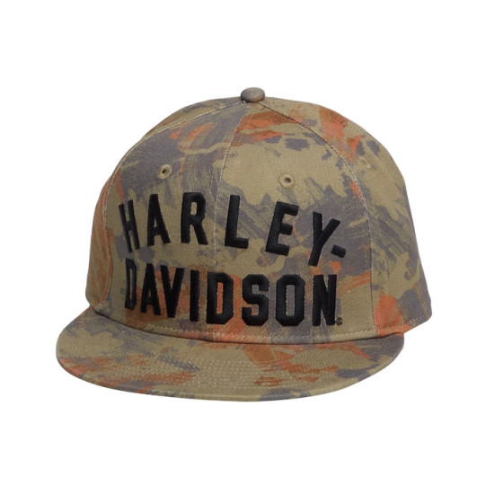 Men's Oil Camo Fitted Cap