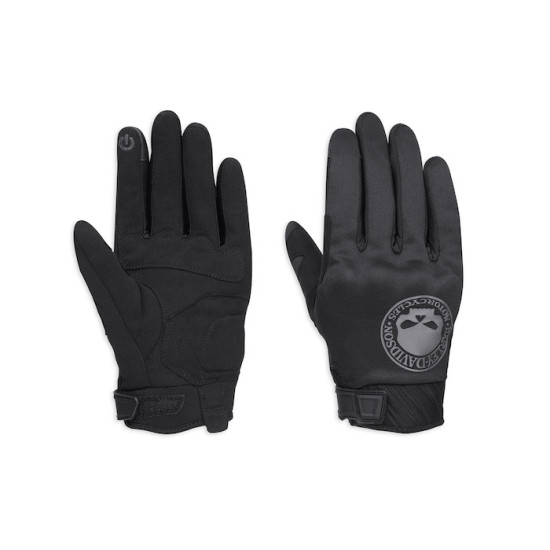 GLOVE-F/F,SKULL,SFTSHLL,BLK