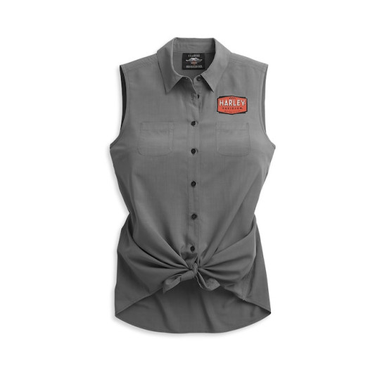 Women's Logo Tie Front Shirt