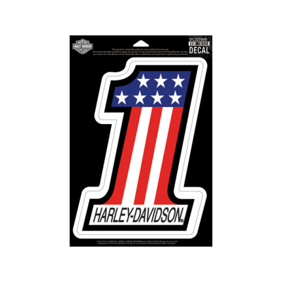 DECAL, 1 RWB, XL, 6 3/16" w