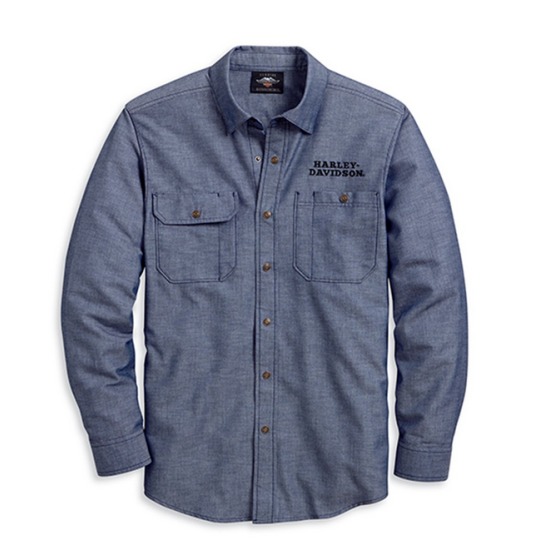 Men's Herringbone Woven Shirt
