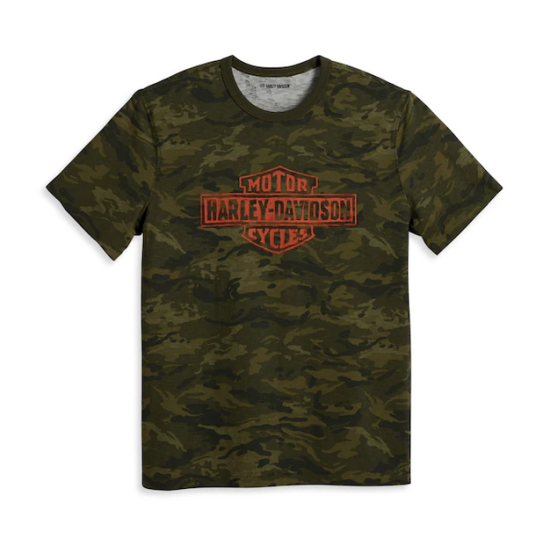 Men's Bar & Shield Camo Tee