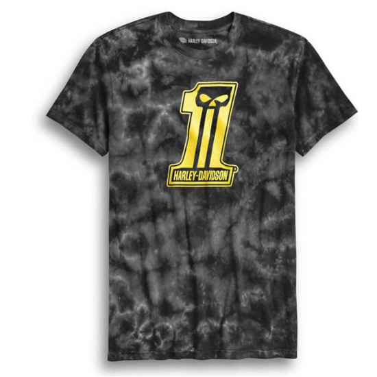 Men's 1 Skull Tie Dye Slim...