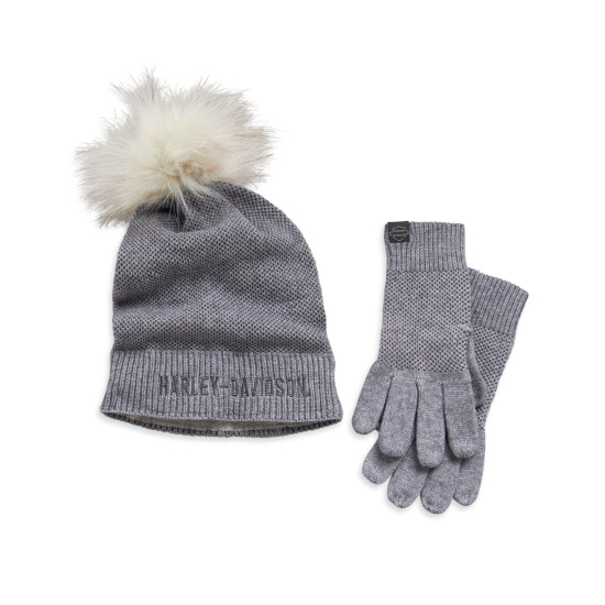Women's Knit Hat And Glove Set