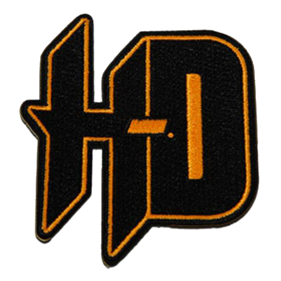 PATCH 3 HD BLACK & ORANGE