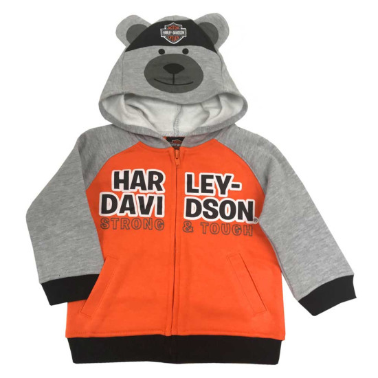 Boy bear zip hoodie