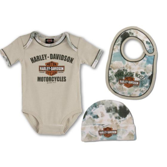 Boy 3pack gift set beige