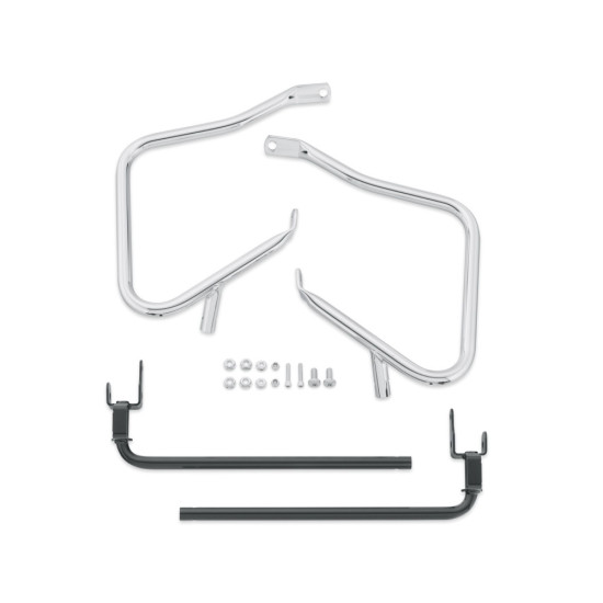 Chrome Rear Saddlebag Guards