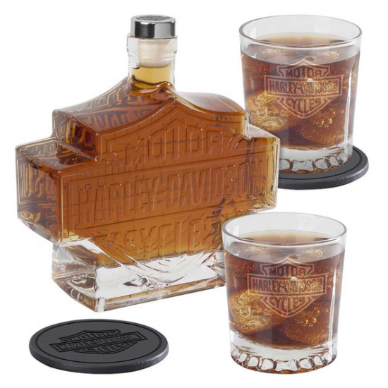 set na whisky H-D BarShield...