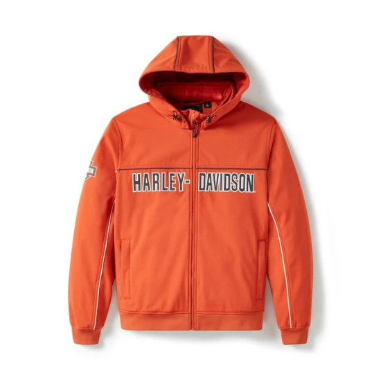 JACKET-KNIT.WINDPROOF.ORANGE