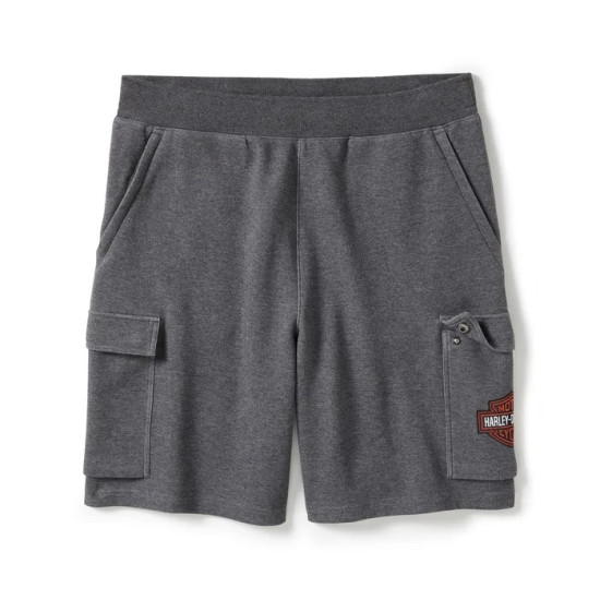 SHORTS-KNIT.CARGO.DARK GREY H